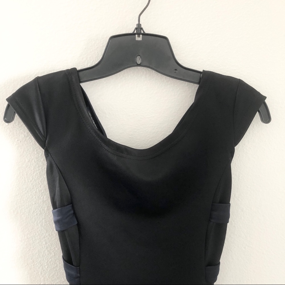 Little Black (& Blue) Dress